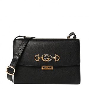 Gucci Zumi Shoulder Bag Black